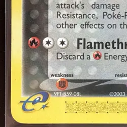 2003 Pokemon Houndoom EX Dragon 34/97 Non-Holo Uncommon Pokemon - Image 2