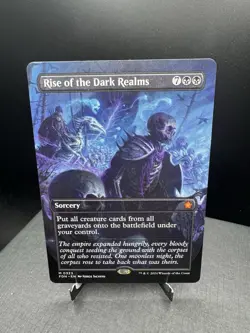 MTG Foundations Rise of the Dark Realms 323 Borderless Mythic Regular NM! - Image 1