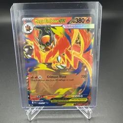 Pokemon TCG Mega Emboar EX 031/217 Ascended Heroes NM - Image 1