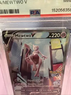 Mewtwo V (Alternate Full Art) 072/078 Pokemon GO Holo - Image 2