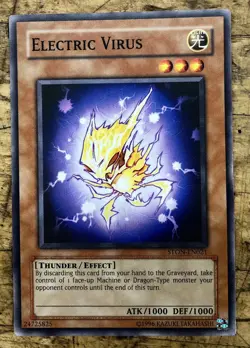 Electric Virus STON-EN021 Yu-Gi-Oh! Unlimited Light Play - Image 1