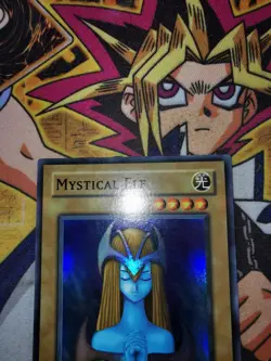 Mystical Elf lob-062 Unltd Ed (NM/VLP) Super Rare Yu-Gi-Oh! - Image 2
