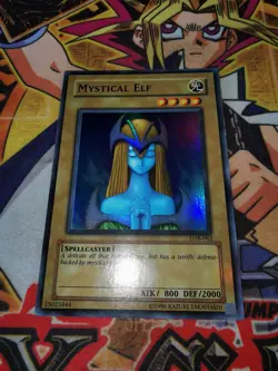 Mystical Elf lob-062 Unltd Ed (NM/VLP) Super Rare Yu-Gi-Oh! - Image 3