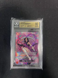 Bandai One Piece Boa Hancock SP Foil BGS 10 OP12-014 English 2026 - Image 1