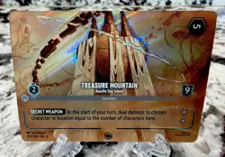 Disney Lorcana- Treasure Mountain- Azurite Sea (Enchanted) 222/204 Azurite Sea - Image 1