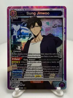 Union Arena Solo Leveling Sung Jin Woo SR UE17BT/SLG -1-022 - Image 1