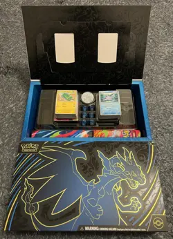 Pokemon Mega Charizard X ex UPC Box Contents + Cards (No sealed packs/promos) ✅ - Image 1