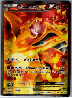 Charizard EX XY121 XY Promos - Pokemon Card - LP - Image 1