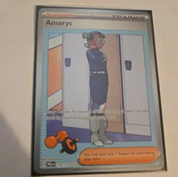Pokemon Amarys Trainer Prismatic Evolutions Holo Card 170/131 - Image 1