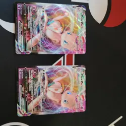Two Mew VMAX 054/172 Full Art Holo Vmax fusion Universe 2022 Pokemon Cards NM - Image 2