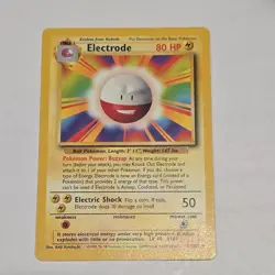 Pokemon TCG Base Set Vintage Lot - Electrode 21/102 Creature English 1 Card - Image 2