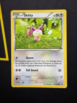 Skitty 113/108 Common XY Primal Clash Pokemon Card Near Mint/Mint - Image 1