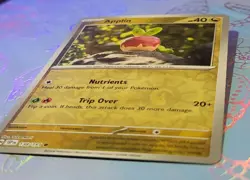 Applin 138/191 Pokemon SV08: Surging Sparks Yuka Morii Clay Art Pokemon Card NM+ - Image 3