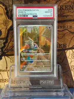 Mimikyu 075 Sv: Scarlet & Violet Promo Cards Holo PSA 10 - Image 1