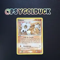 Pokemon Cubone 51/109 Common Regular Card 2004 EX Team Rocket Returns B30 - Image 1