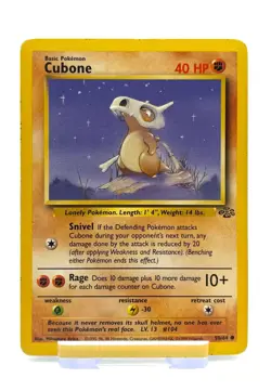 Cubone | 50/64 | Jungle | Common | WOTC | Pokemon Card - NM - Image 1