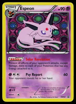 Pokemon Card - Espeon Black And White Promo BW92 Holo Promo - Image 1
