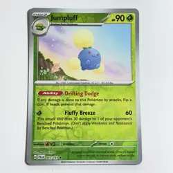 Jumpluff 003/193 Rare Reverse Holo Card SV02: Paldea Evolved Pokemon TCG NM - Image 1
