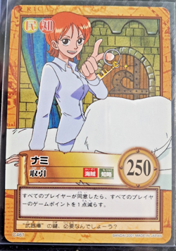 2001 BANDAI One Piece Hyper Battle NAMI BED C461 EARLY CARD VINTAGE LUFFY CREW - Image 1