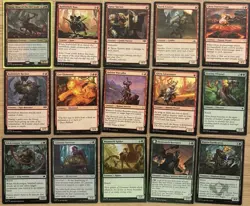 Budget Casual MTG Commander Deck Green Red Aggro Deck W Yaris Roar Of The Gods - Image 1