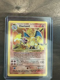 Pokemon TCG Charizard Celebrations Classic Collection Holo Rare Card 4/102 - Image 1