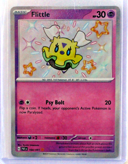 Pokemon 'Flittle' 164/091 Basic Trading Card 2024 - Image 1