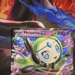 Meloetta ex 044/086 - S&V: Black Bolt Double Rare Holo Card - Pokemon TCG (NM) - Image 3