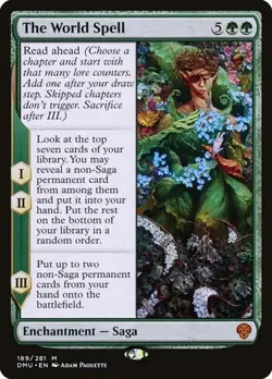 The World Spell Dominaria United NM MTG - Image 1