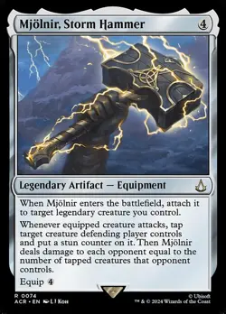 Mjolnir, Storm Hammer [ACR] #74 NM MTG - Image 1