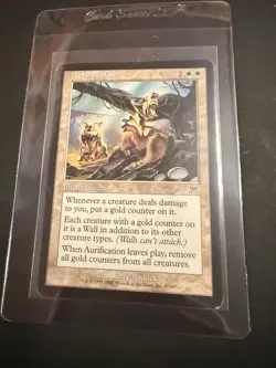 MTG Aurification Onslaught 6/350 Regular Rare Light Play Condition - Image 1