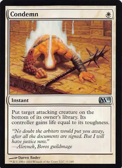 Condemn M11 11 English NM - MTG - Image 1