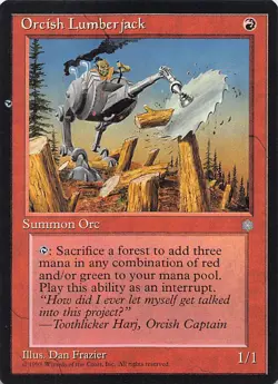 Orcish Lumberjack ICE English NM - MTG - Image 1