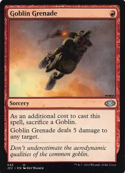Goblin Grenade J22 542 English NM - MTG - Image 1