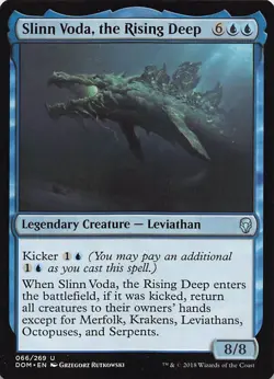 Slinn Voda, the Rising Deep DOM 66 English NM - MTG - Image 1