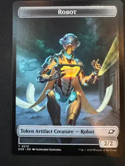 Robot/Tezzeret, Cruel Captain Double-Sided Token - Image 2