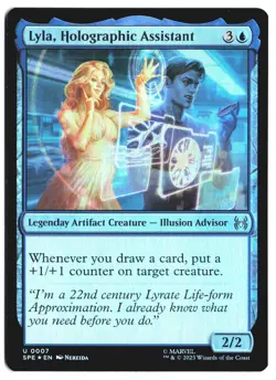 Lyla, Holographic Assistant Foil U Marvel's Spider-Man: Eternal-Legal 7 NM - Image 1