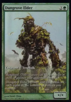1x Dungrove Elder - Foil - Game Day Promo Moderate Play, English Game Day & Stor - Image 1