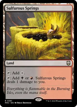 Sulfurous Springs [Modern Horizons 3 Commander] Magic MTG - Image 1