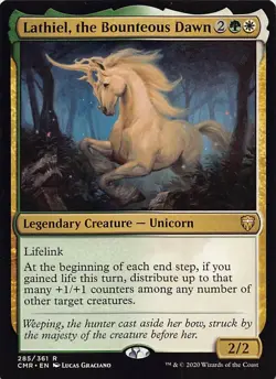 Lathiel, the Bounteous Dawn CMR 285 English NM - MTG - Image 1