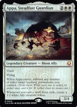 Appa, Steadfast Guardian TLA 10 Foil English NM - MTG - Image 1