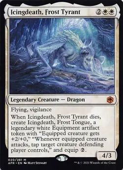 Icingdeath, Frost Tyrant AFR 20 English NM - MTG - Image 1
