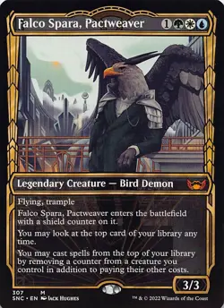 Falco Spara, Pactweaver (Showcase) SNC 307 English NM - MTG - Image 1