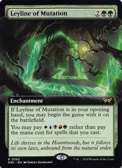Leyline of Mutation (Extended Art) DSK 382 English NM - MTG - Image 1