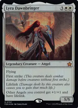Lyra Dawnbringer FDN 707 Foil English NM - MTG - Image 1