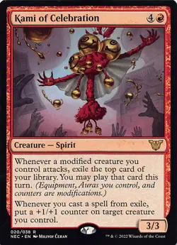 Kami of Celebration NEC 20 English NM - MTG - Image 1