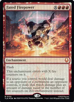 Fated Firepower TLA 132 Foil English NM - MTG - Image 1
