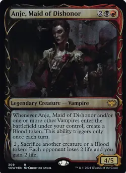 Anje, Maid of Dishonor (Showcase) VOW 309 Foil English NM - MTG - Image 1