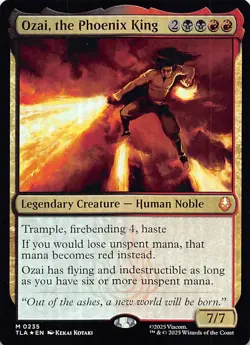 Ozai, the Phoenix King TLA 235 Foil English NM - MTG - Image 1