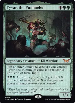 Tyvar, the Pummeler DSK 202 Foil English NM - MTG - Image 1