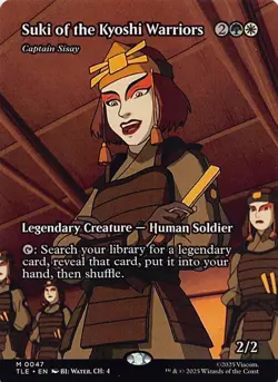 Suki of the Kyoshi Warriors - Captain Sisay (Borderless) TLE 47 English NM - MTG - Image 1